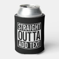 STRAIGHT OUTTA ... HINZUFÜGEN SIE IHREN TEXT-ZULÄS