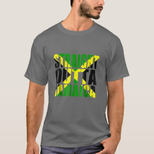 Straight Outta Jamaica Flag Gift Prix T-Shirt
