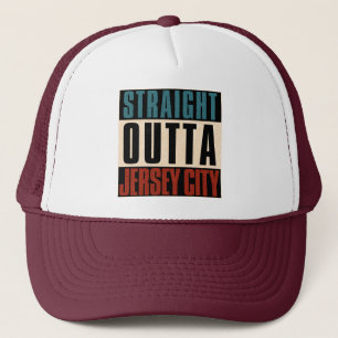 Straight Outta Jersey City New Jersey NJ Truckerkappe