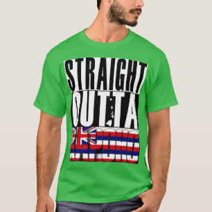 Straight Outta Kapoho Hawaii State Flag von Hawaii T-Shirt