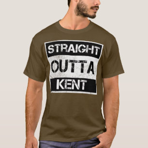 Straight Outta Kent Washington Vintag beunruhigt T-Shirt