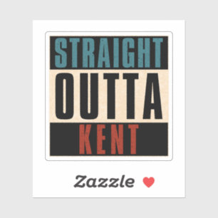 Straight Outta Kent Washington WA Aufkleber