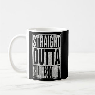 STRAIGHT OUTTA KINDER LANDKREIS Cool Zuhause Zitat Kaffeetasse