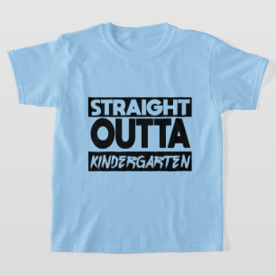 Straight Outta Kindergarten Klasse 2023 Kinder T-Shirt