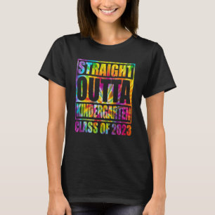Straight Outta Kindergarten Kleinkind 2023 Graduat T-Shirt