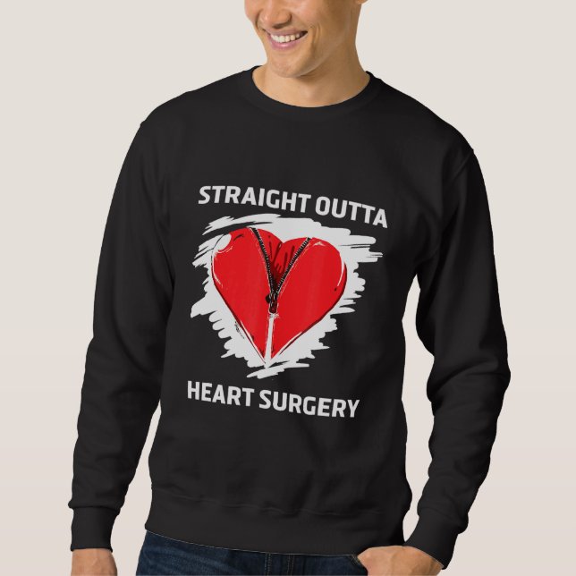 Straight Outta Knee Operation Retro gut 4 Sweatshirt (Vorderseite)