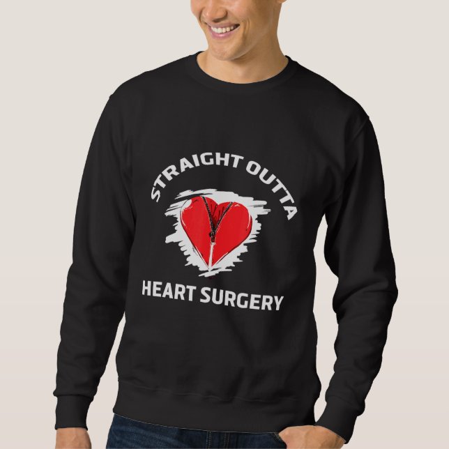 Straight Outta Knee Operation Retro gut 7 Sweatshirt (Vorderseite)