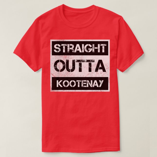 Straight Outta Kootenay National Park Canada Vinta T-Shirt