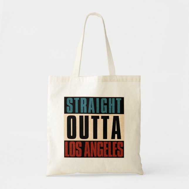 Straight Outta Los Angeles California USA Tragetasche (Vorne)