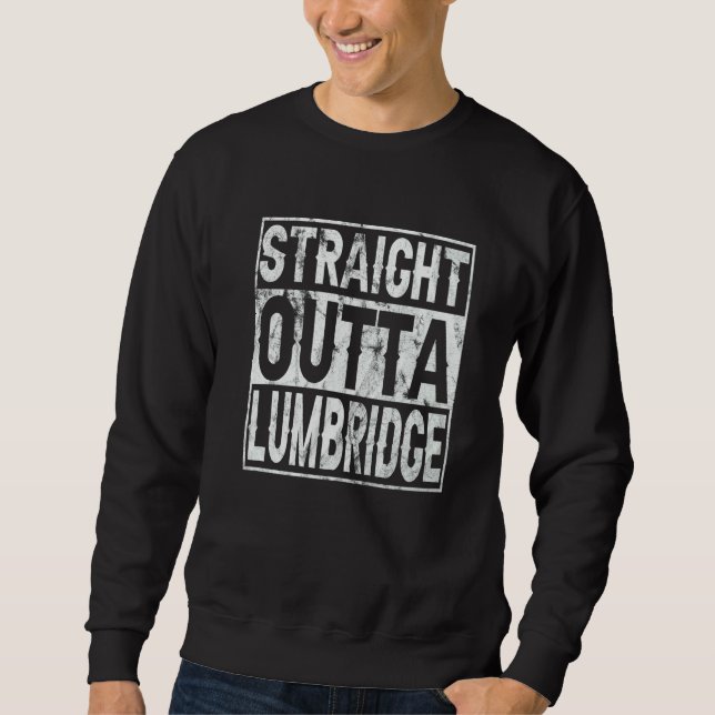 Straight Outta Lumbridge  Lumbridge Costume Sweatshirt (Vorderseite)