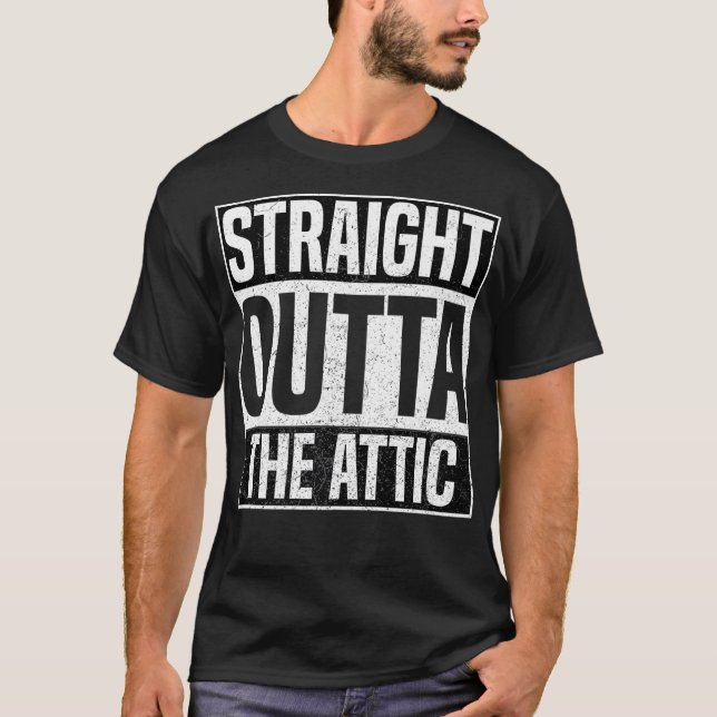 Straight Outta Mens Funny HVAC Technician AC Repai T-Shirt (Vorderseite)