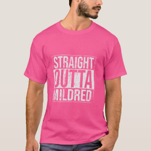 Straight Outta Mildred Grunge Vintage Typografie T-Shirt