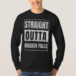 Straight Outta Niagara Falls New York Staat T-Shirt