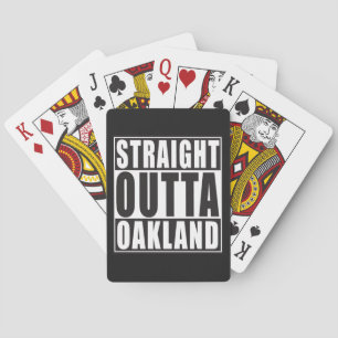 Straight Outta Oakland Black Spielkarten