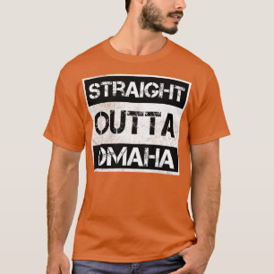Straight Outta Omaha Nebraska Vintag Distressive S T-Shirt