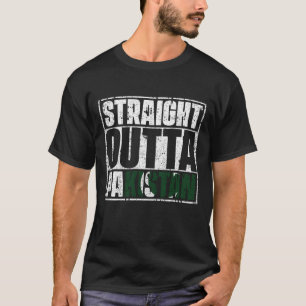 Straight Outta Pakistan Flag T-Shirt