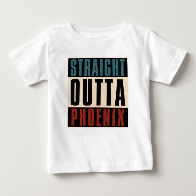 Straight Outta Phoenix Arizona AZ USA Baby T-shirt (Vorderseite)