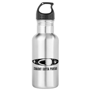 Straight Outta Portage Kayak Edelstahlflasche