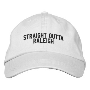 Straight Outta Raleigh North Carolina Hat Bestickte Baseballkappe