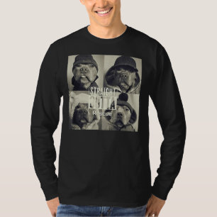 Straight Outta Rescue Pitbull T-Shirt