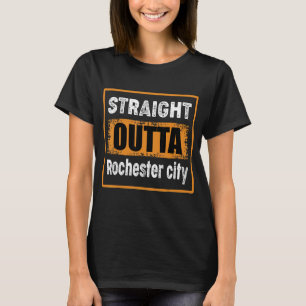 Straight Outta Rochester City New York USA Vintag T-Shirt