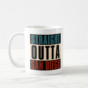 Straight Outta San Diego California CA USA Kaffeetasse