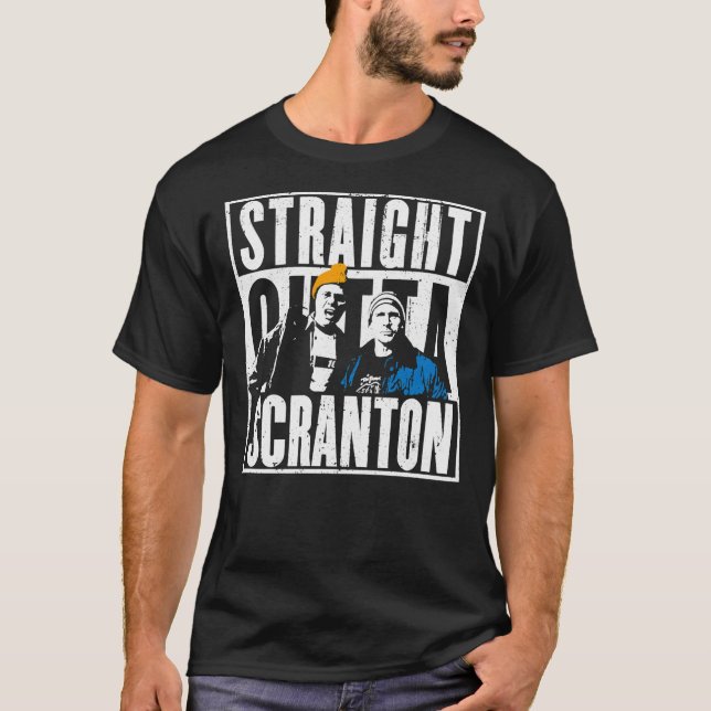Straight Outta Scranton - Lazy Scranton Essential  T-Shirt (Vorderseite)
