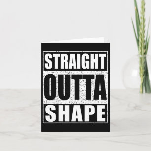 Straight Outta Shape Workout Karte