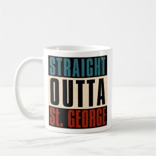 Straight Outta St. George Utah UT Kaffeetasse