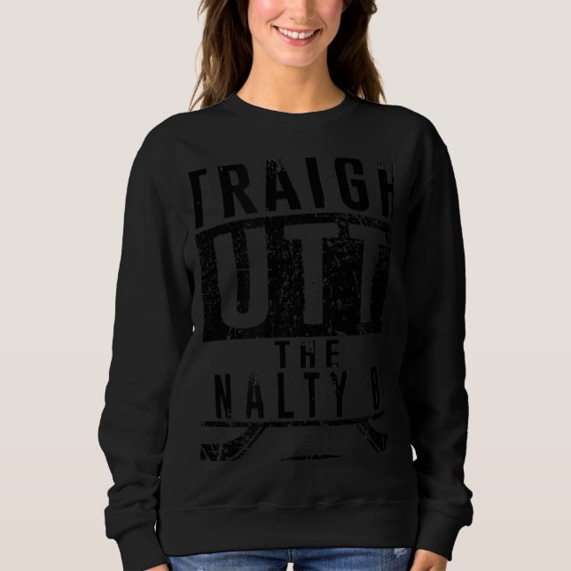 Straight Outta The Penalty Box Ice Hockey Player D Sweatshirt (Vorderseite)