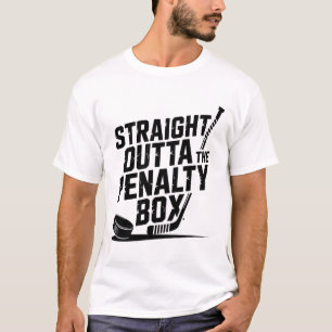Straight Outta The Penalty Box Lustiger Humor Eish T-Shirt