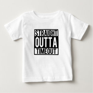 Straight Outta Timeout lustiges Baby Boy Shirt