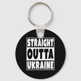 Straight Outta Ukraine Gift For Ukrainian Family R Schlüsselanhänger