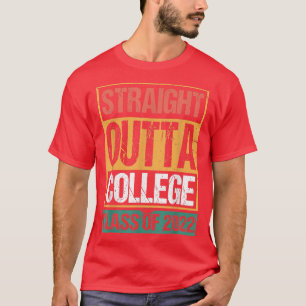 STRAIGHT OUTTA UNI 2022 Abschluss Senior Grad T-Shirt