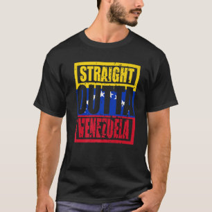 Straight Outta Venezuela T Venezuela Day Geschenk T-Shirt