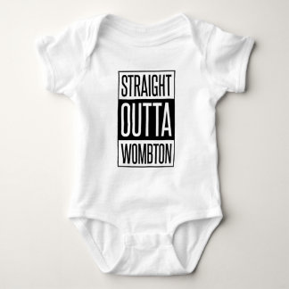 Straight Outta Wombton Funny Baby Strampler