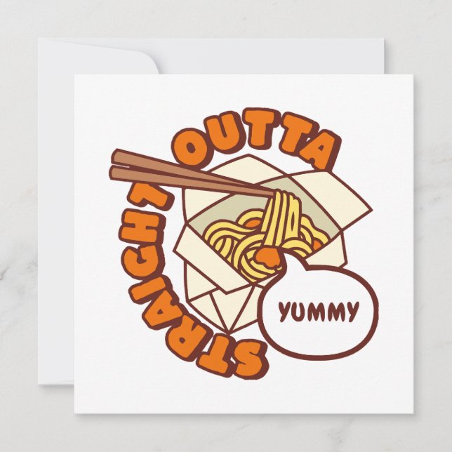 Straight Outta Yummy Ramen Noodles (Vorderseite)