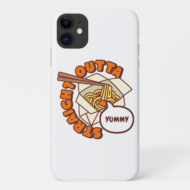 Straight Outta Yummy Ramen Noodles Case-Mate iPhone Hülle (Rückseite)