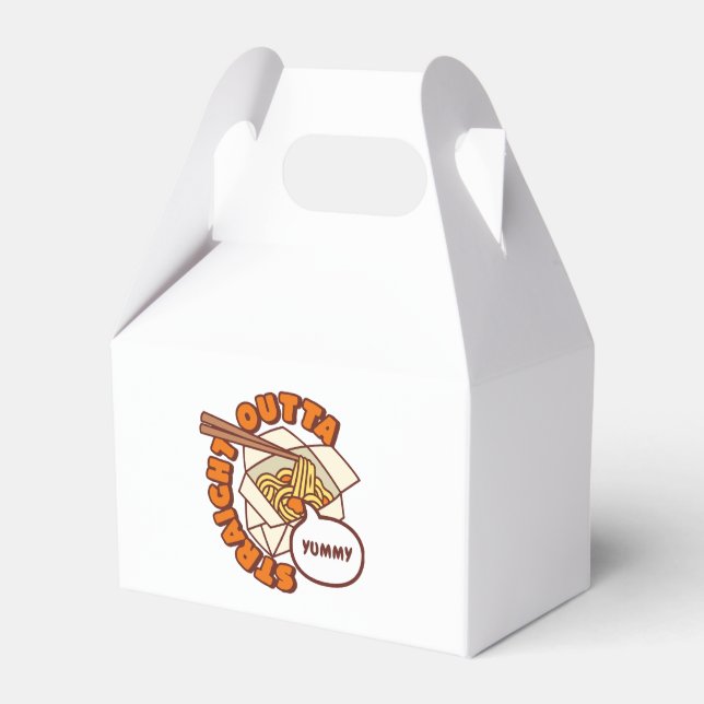 Straight Outta Yummy Ramen Noodles Geschenkschachtel (Vorderseite)