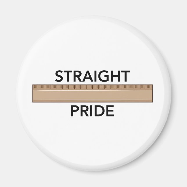Straight Pride Magnet (Vorne)