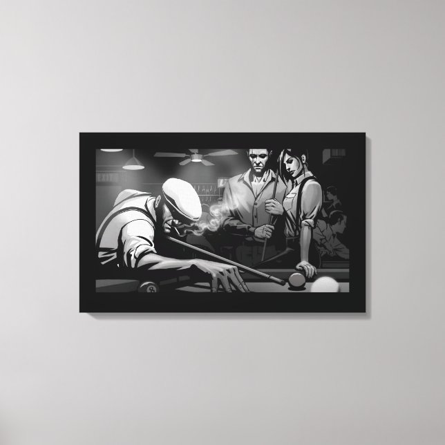 Straight Shooter Leinwanddruck (Vorderseite)