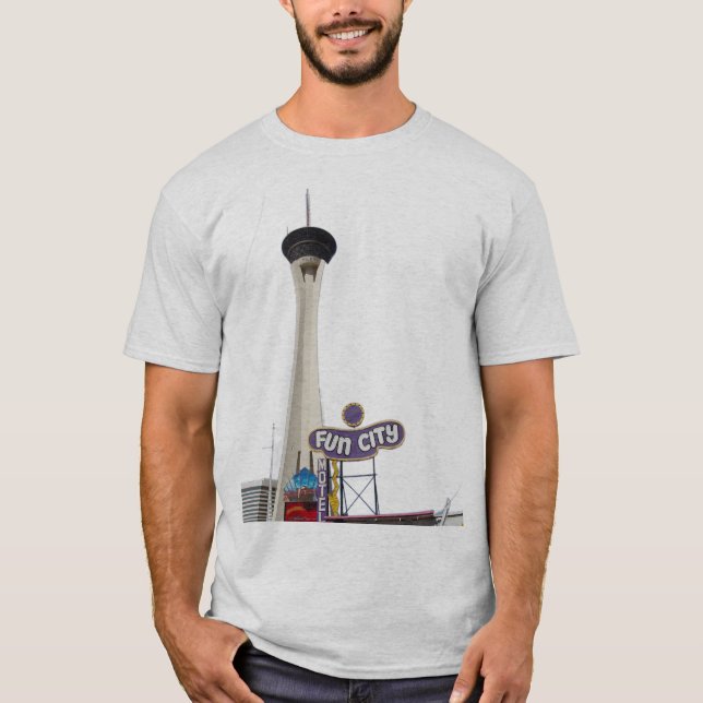 Straight Tower & Fun City Motel - Las Vegas T-Shirt (Vorderseite)