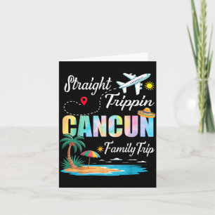 Straight Trippin 2025 Familienreise Cancun Mexiko Karte