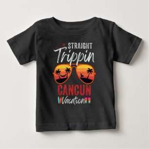 Straight Trippin Cancun Mexiko Paare Familie 2025 Baby T-shirt