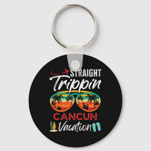 Straight Trippin Cancun Mexiko Paare Familie Vaca Schlüsselanhänger