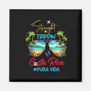 Straight Trippin Costa Rica Sommerurlaub Pura V Magnet