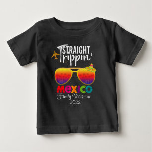 Straight Trippin Mexiko Reiseroute Group Baby T-shirt