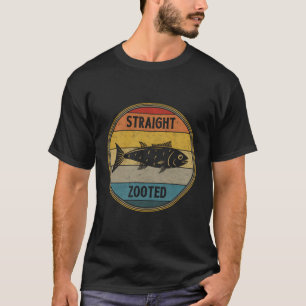 Straight Zooted - Retro Vintage Fische T-Shirt