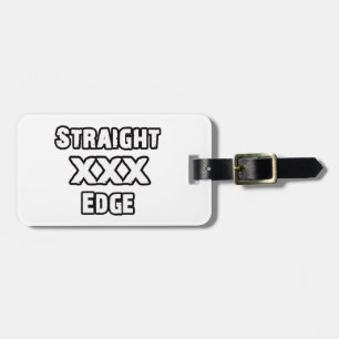 Straightedge Gepäckanhänger