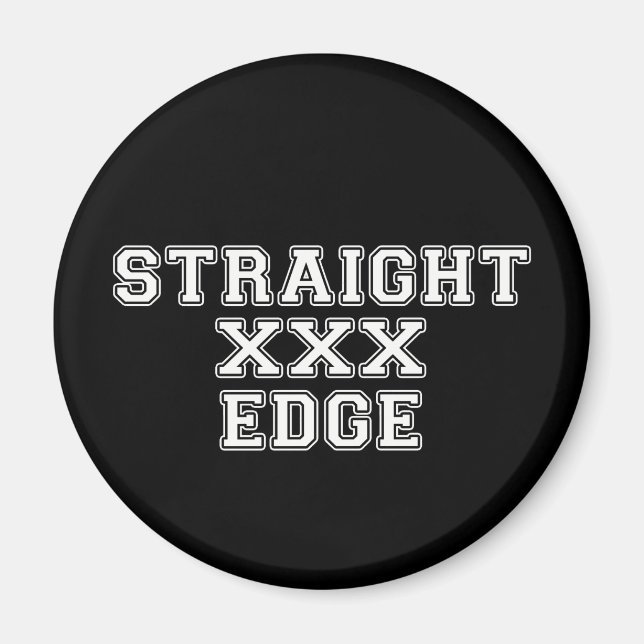 Straightedge Magnet (Vorne)
